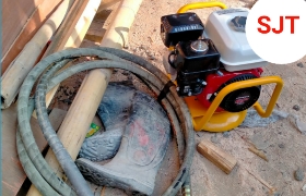 sewa mesin vibrator cor
